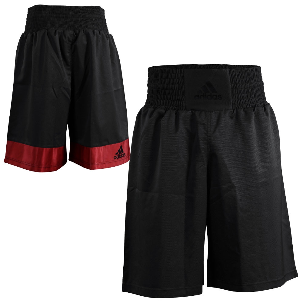 adidas Pro Boxing Shorts black/red S