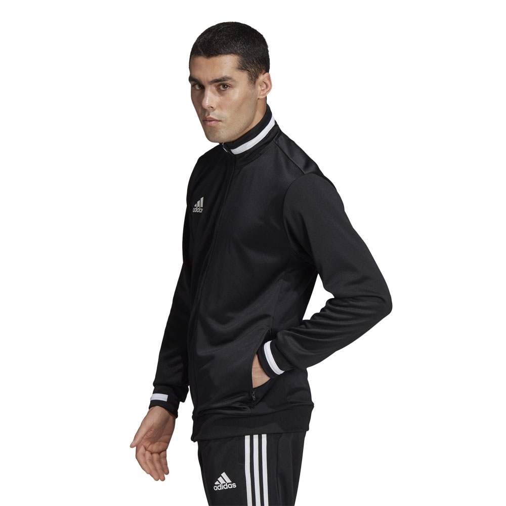 adidas T19 TRK JACKET M BLACK/WHITE XS