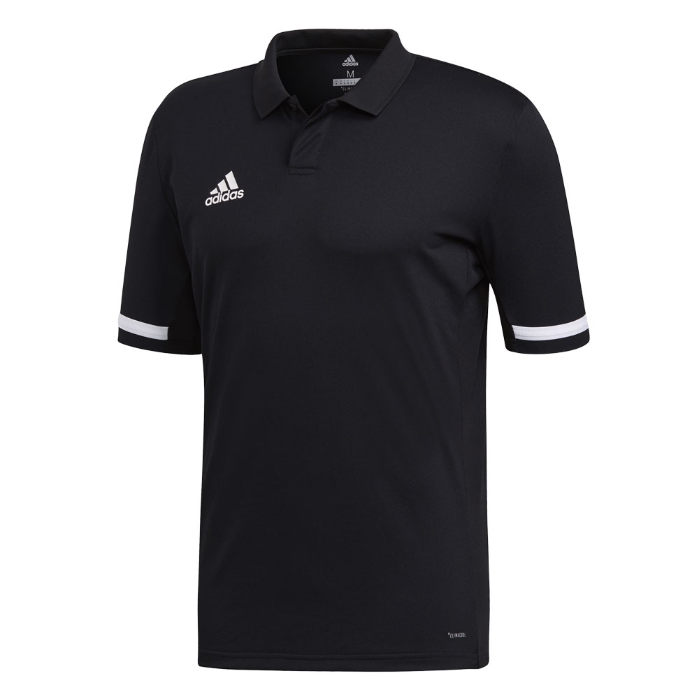 adidas T19 POLO M BLACK/WHITE XS