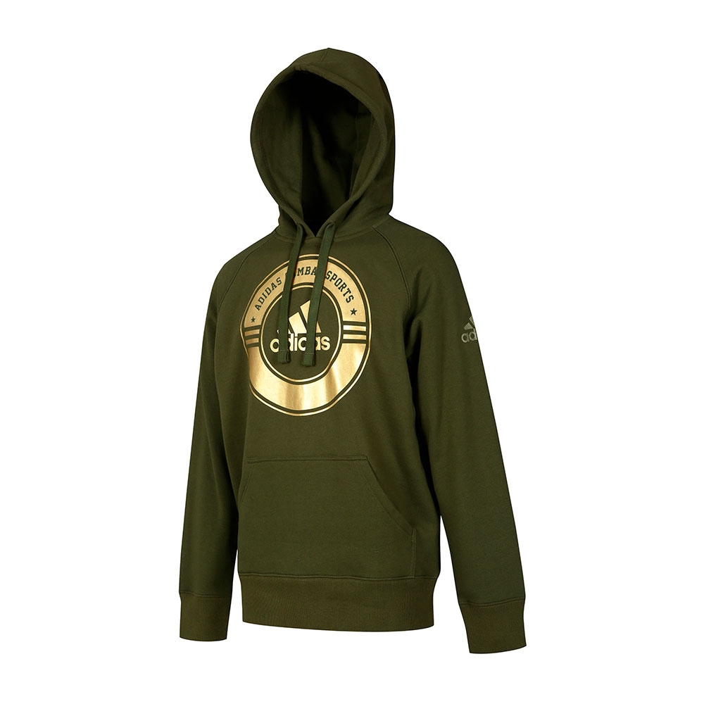 adidas Hoody Combat Sports green/gold XS