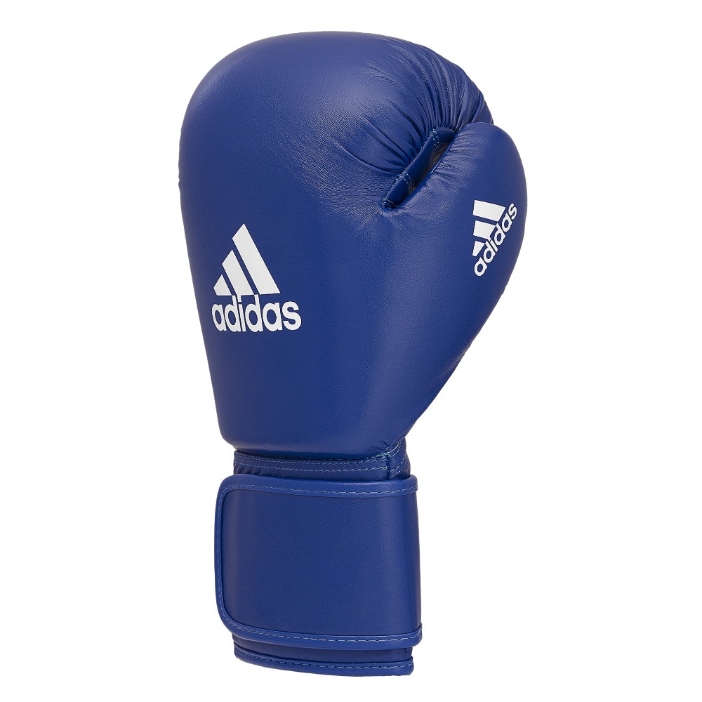 adidas Velcro IBA Boxing Glove blue 10oz