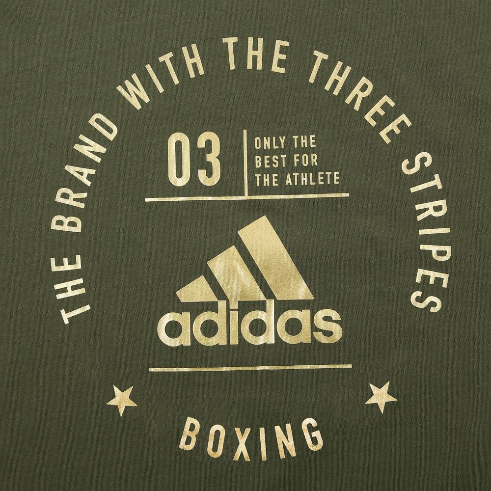 adidas Community T-Shirt BOXING green/gold XS