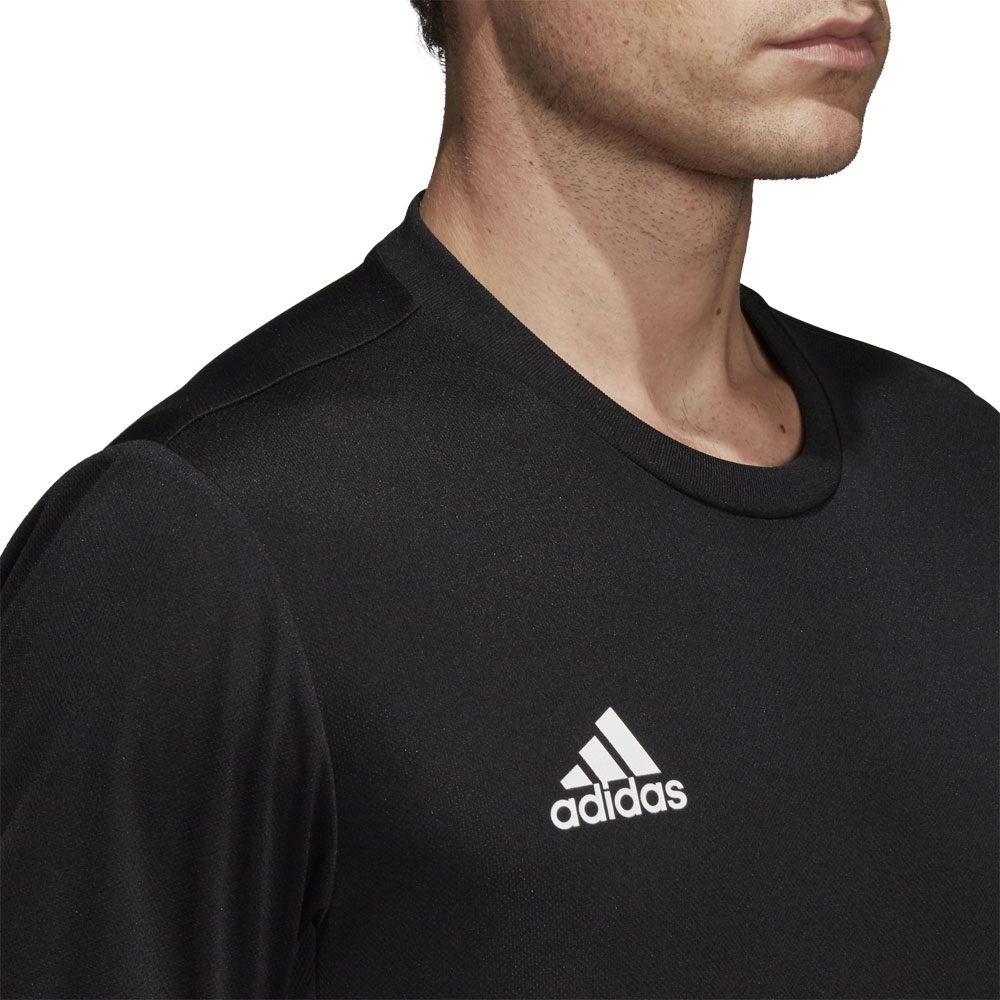 adidas T19 SS JERSEY M BLACK/WHITE XS