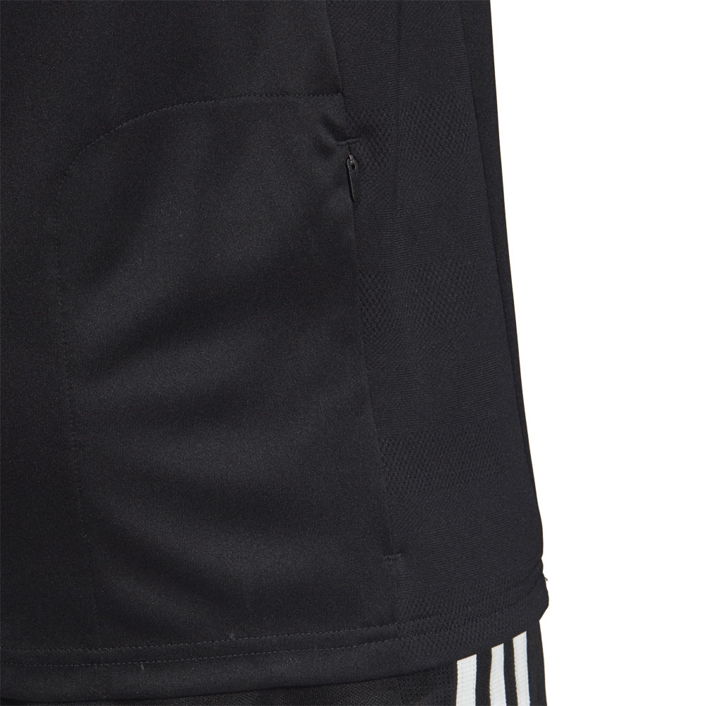 adidas T19 1/4 LONG SLEEVE M BLACK/WHITE XS