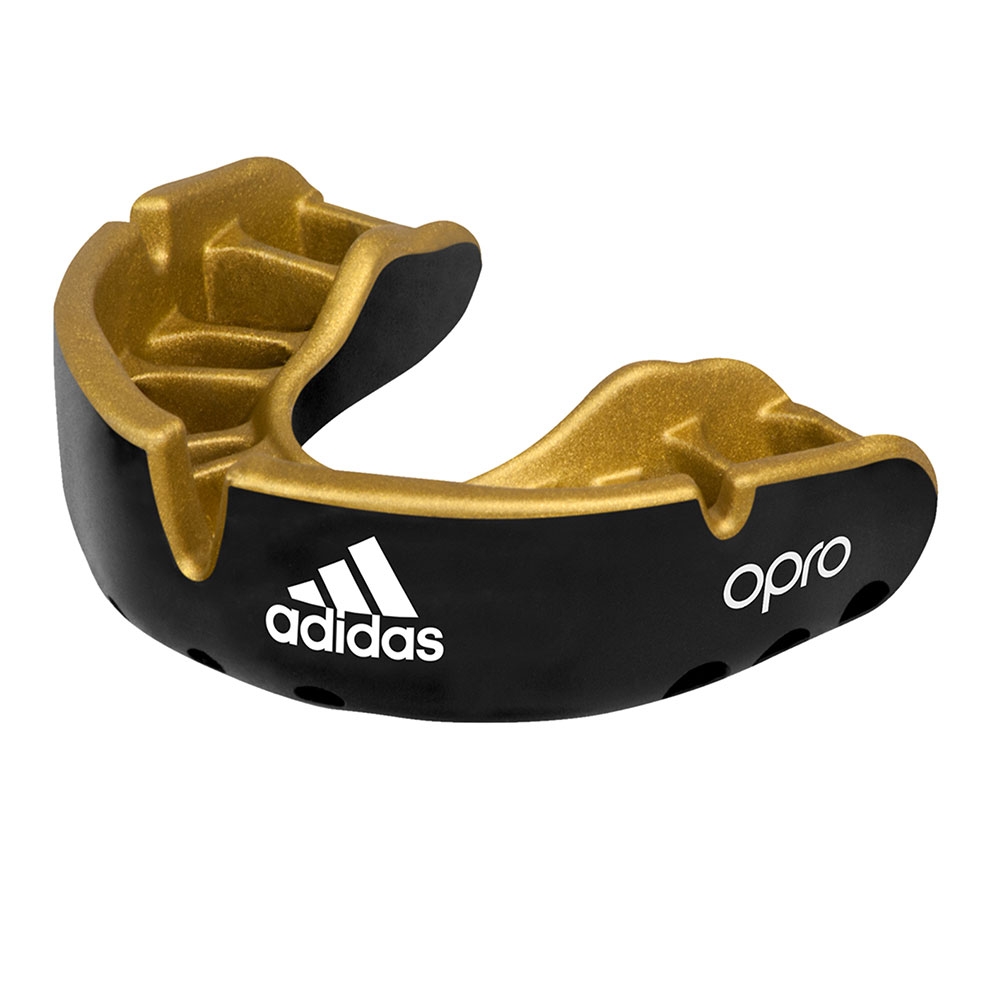 adidas Mundschutz OPRO Gen4 Gold-Edition Schwarz Senior