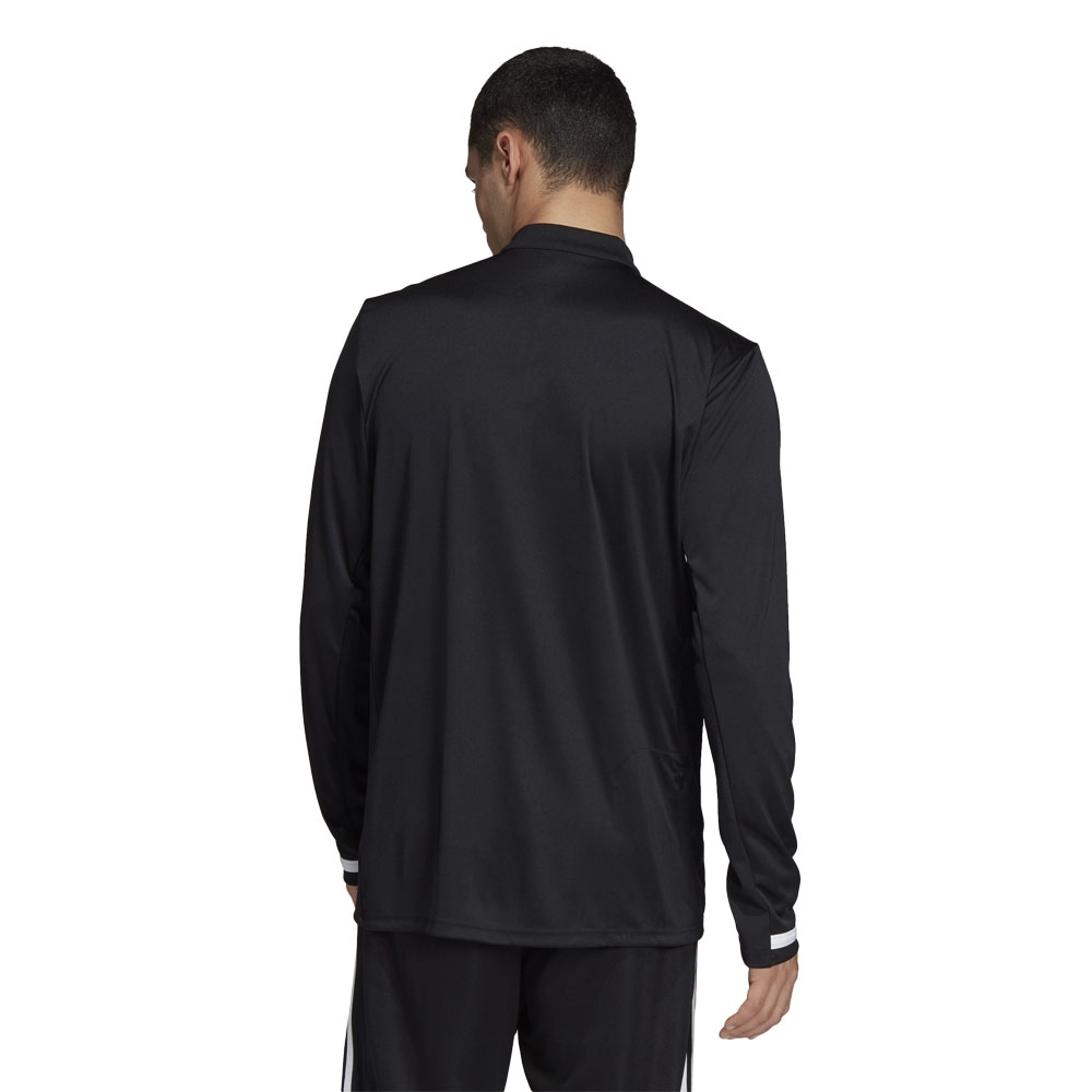 adidas T19 1/4 LONG SLEEVE M BLACK/WHITE XS