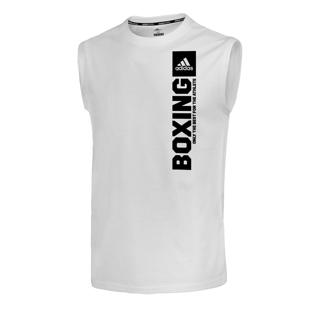 adidas Community Vertical T-Shirt Sleeveless BOXING wh/bk S