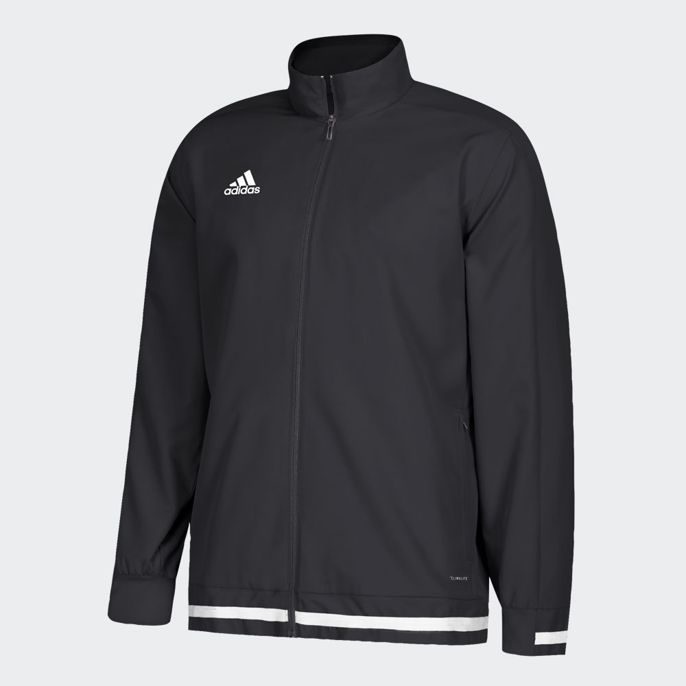 adidas T19 WOV Jacket M BLACK/WHITE XS