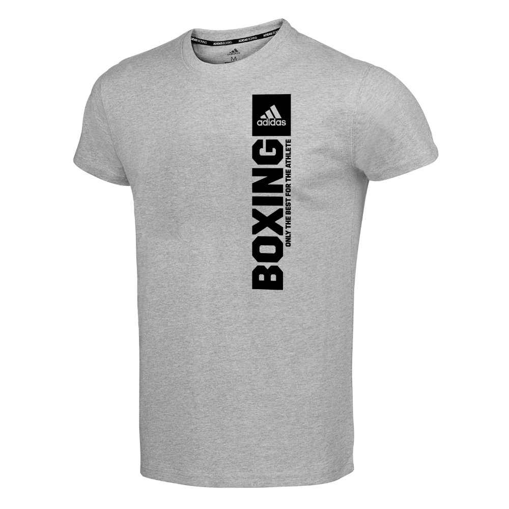 adidas Community Vertical T-Shirt BOXING gr/bk S
