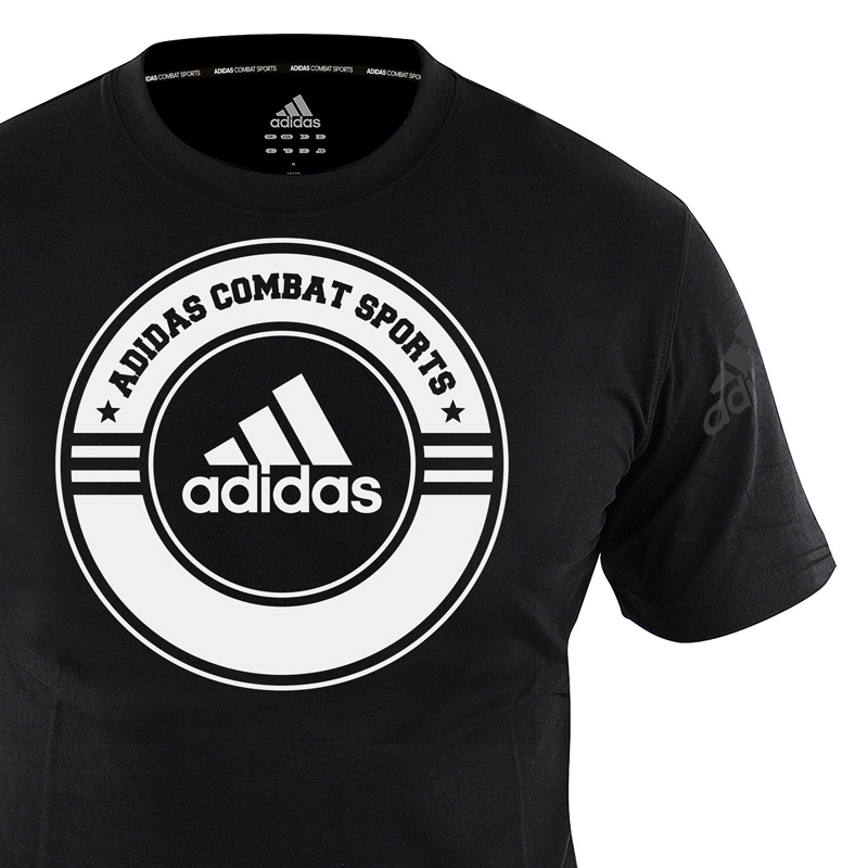 adidas T-Shirt Combat Sports black/white XS