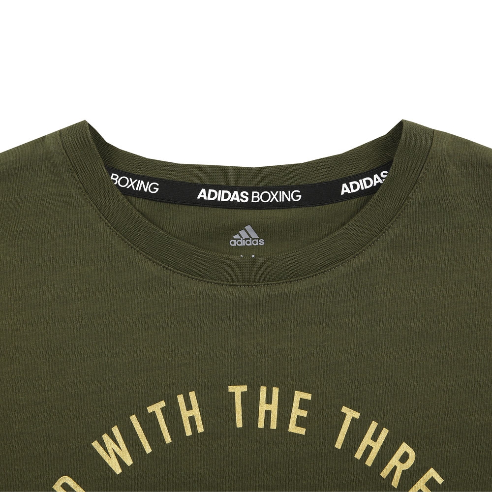 adidas Community T-Shirt BOXING green/gold XS