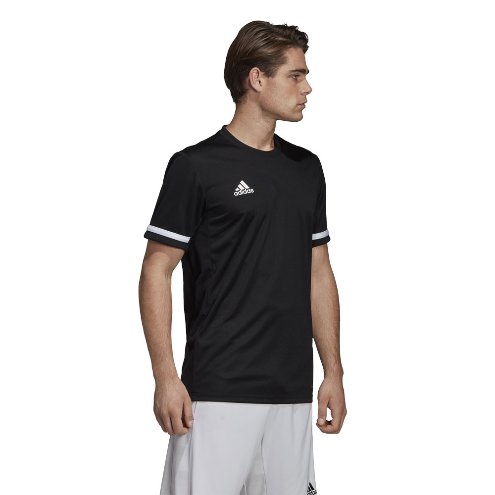 adidas T19 SS JERSEY M BLACK/WHITE XS