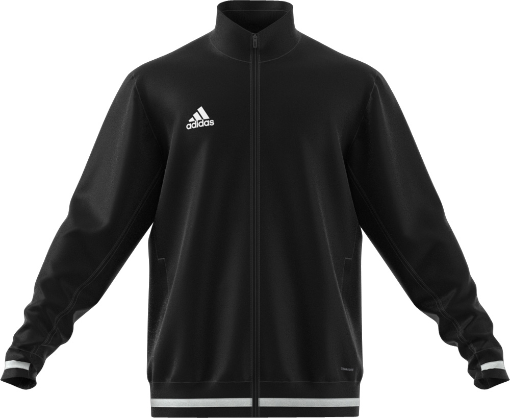 adidas T19 WOV Jacket M BLACK/WHITE XS